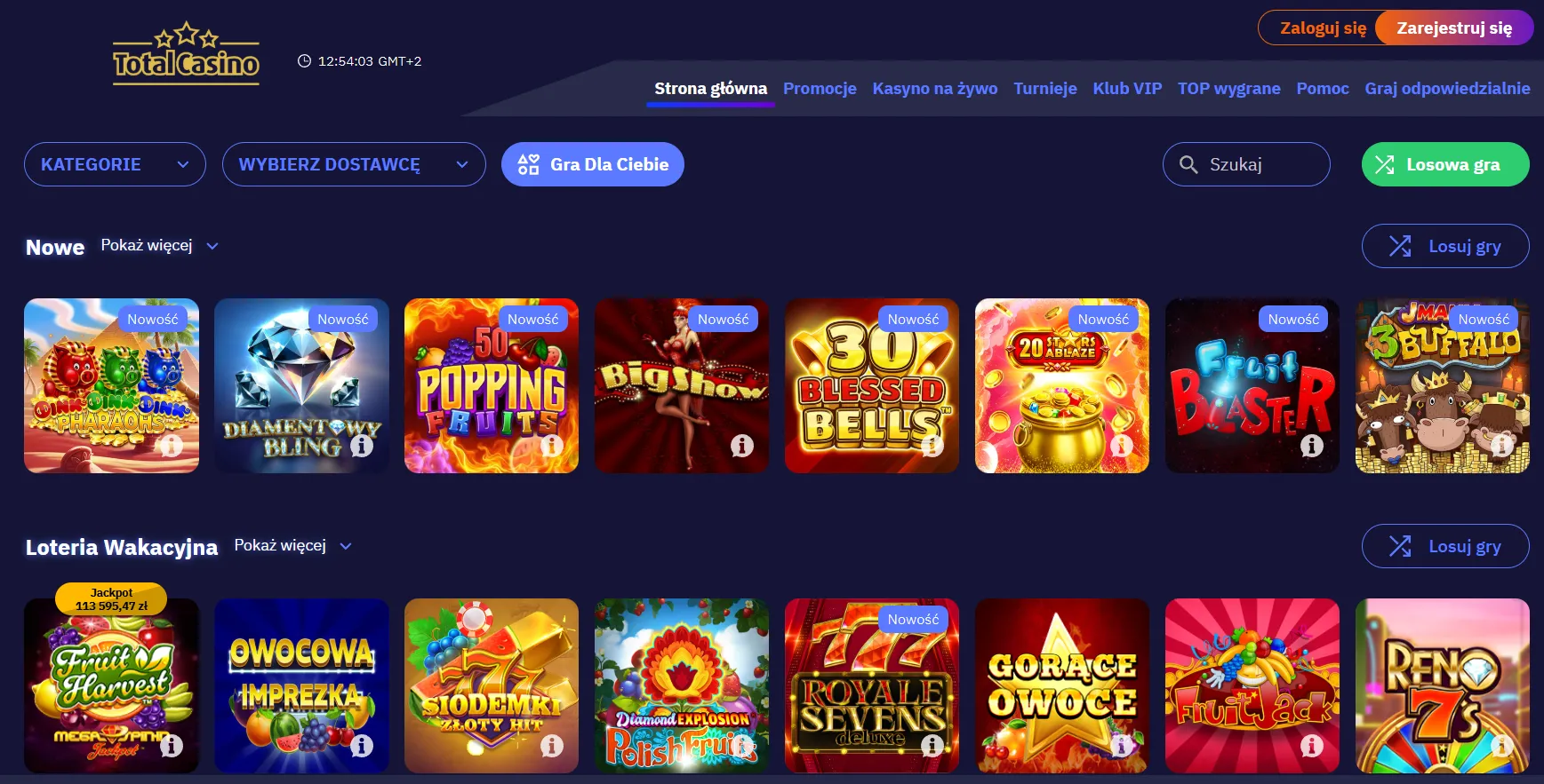 Wybór Gier w Kasynie Online: Dostawcy Gier Wybór Gier w Kasynie Online